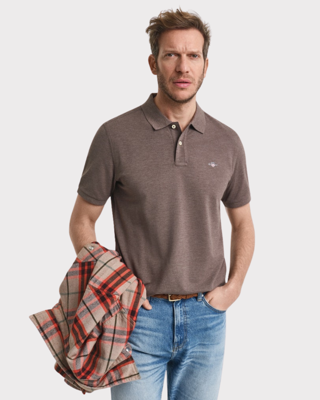 Reg Shield Ss Pique Polo-T-shirt-Gant-Aandahls
