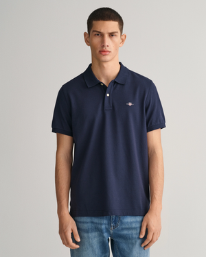 Reg Shield Ss Pique Polo-T-shirt-Gant-Aandahls
