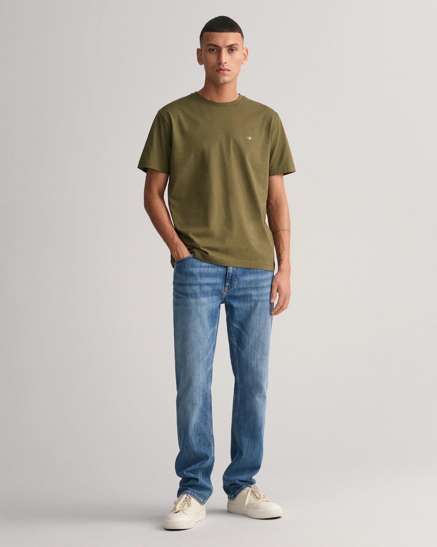 Reg Shield Ss T-Shirt-Sweat-Gant-Aandahls