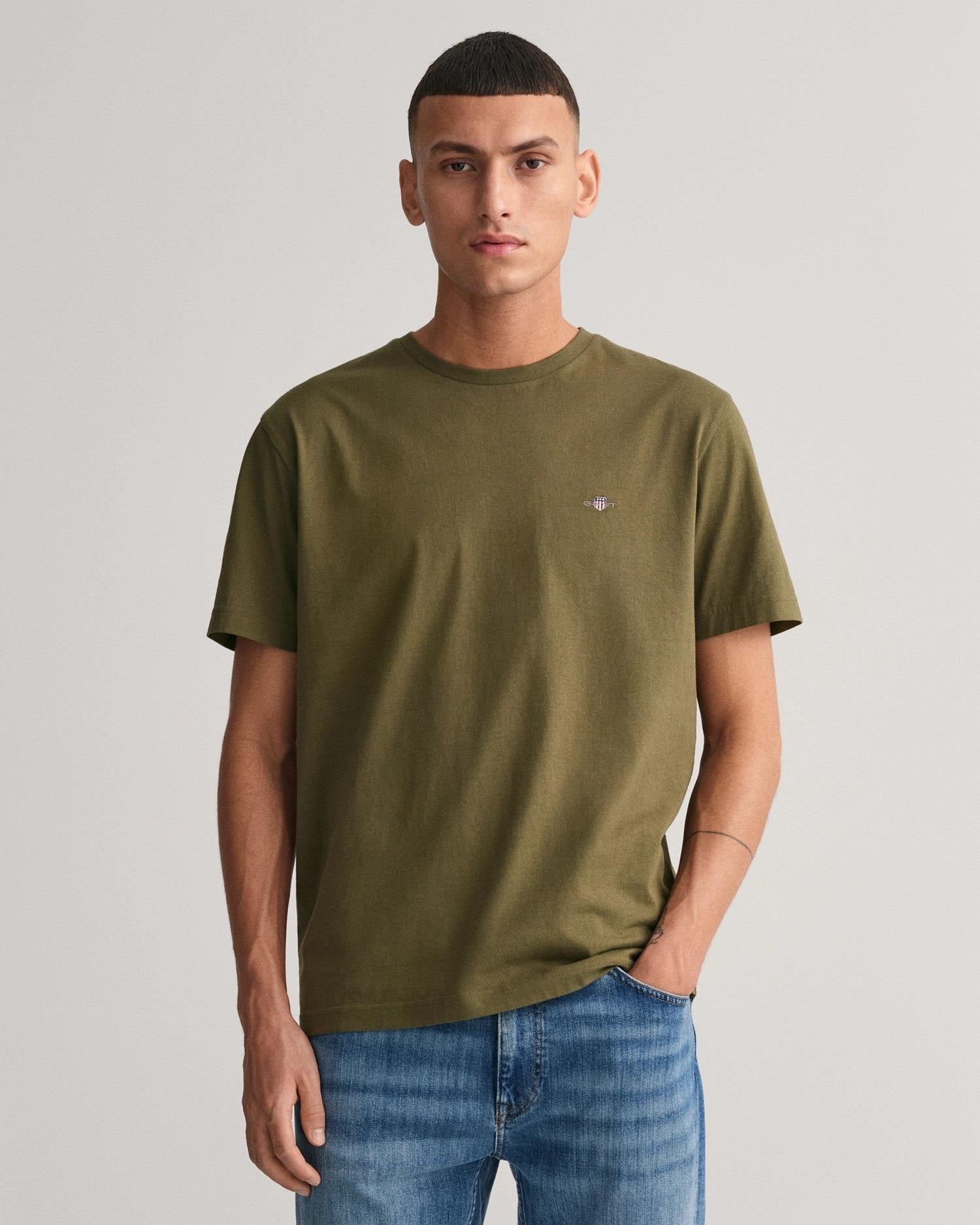 Reg Shield Ss T-Shirt-Sweat-Gant-Aandahls