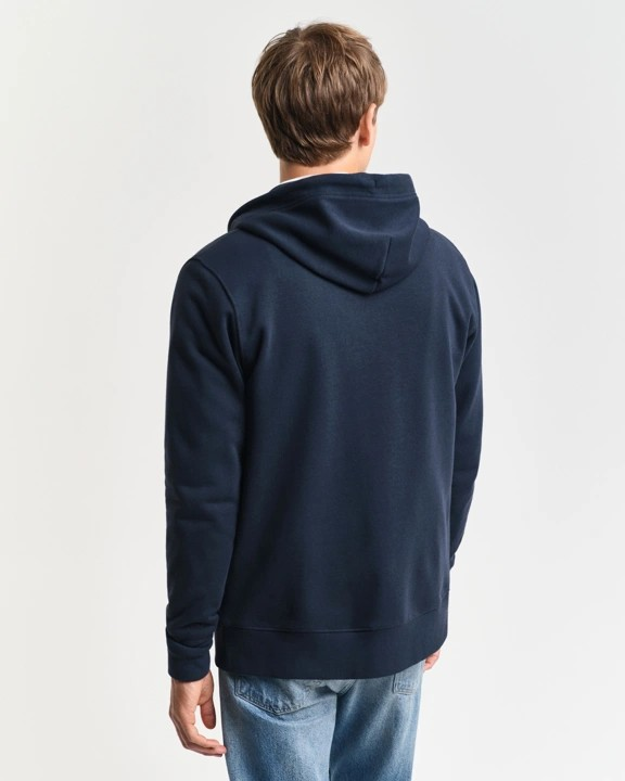 Reg Shield full zip hoodie-Genser-Gant-Aandahls