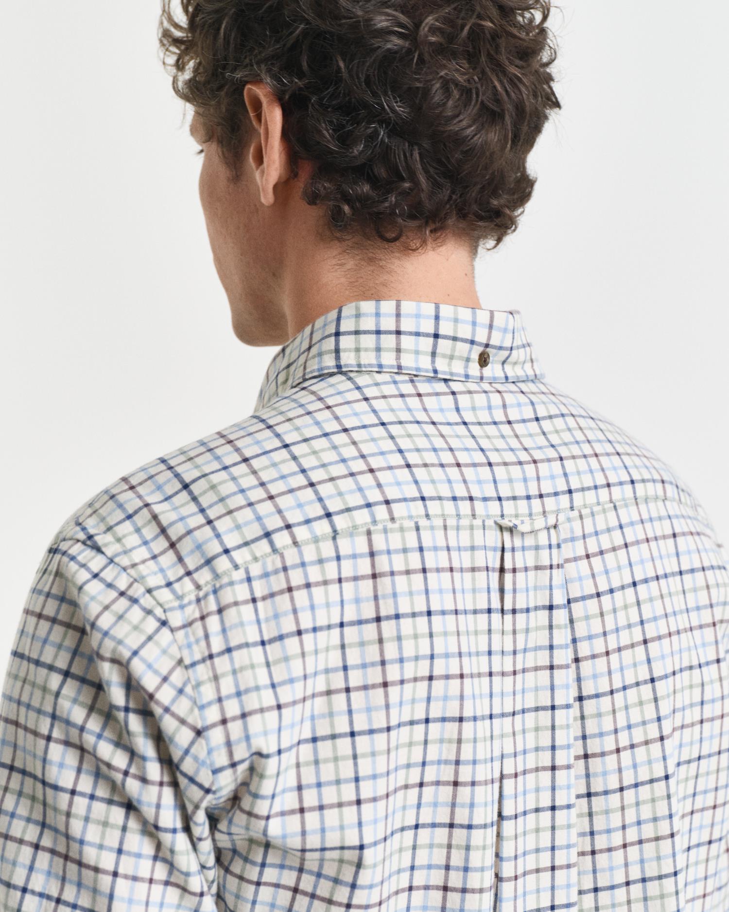 Reg Twill Check Shirt-Skjorte-Gant-Aandahls