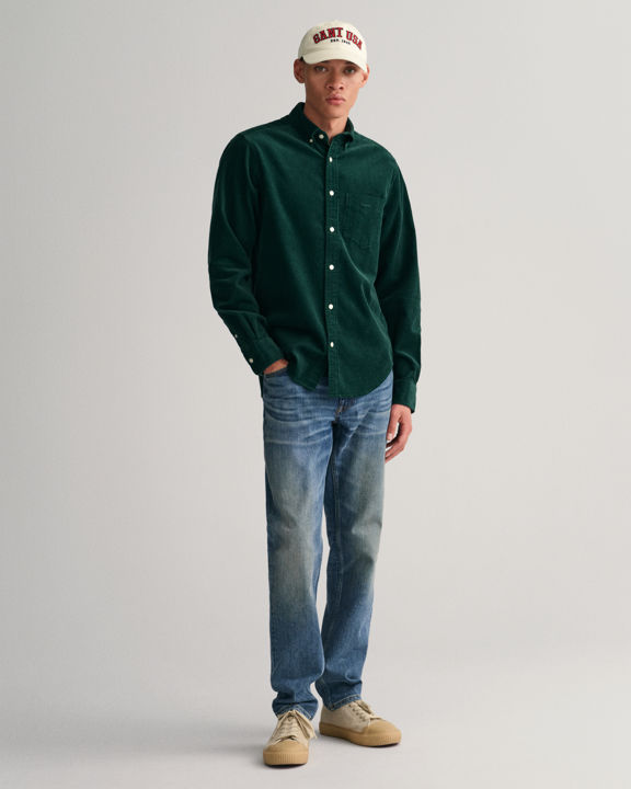 Reg Ut Corduroy Shirt-Skjorter-Gant-Aandahls