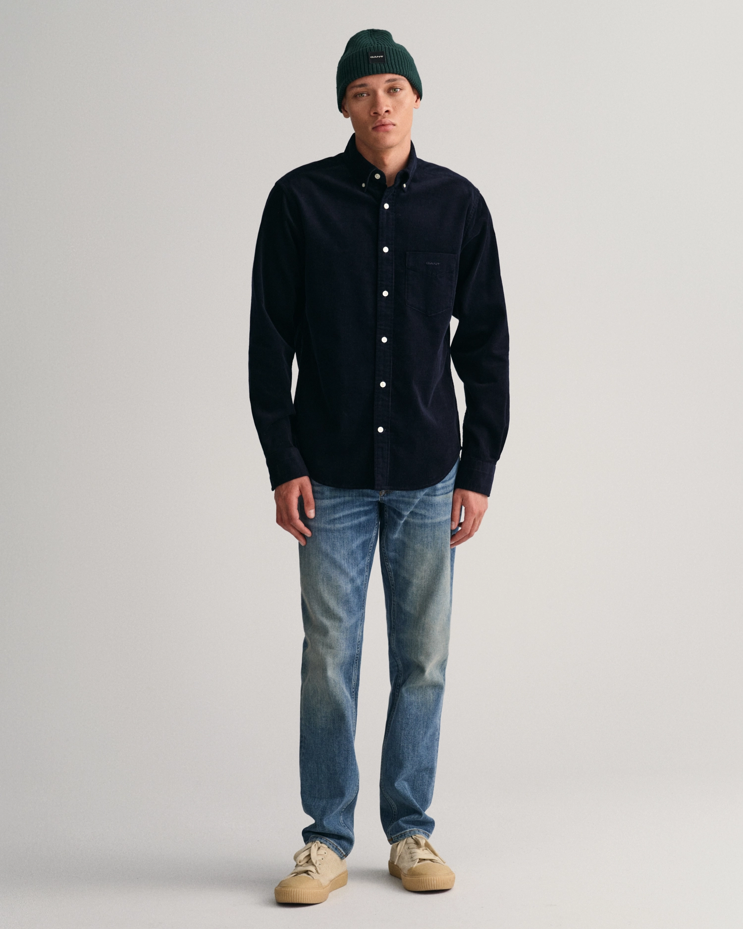 Reg Ut Corduroy Shirt-Skjorter-Gant-Aandahls