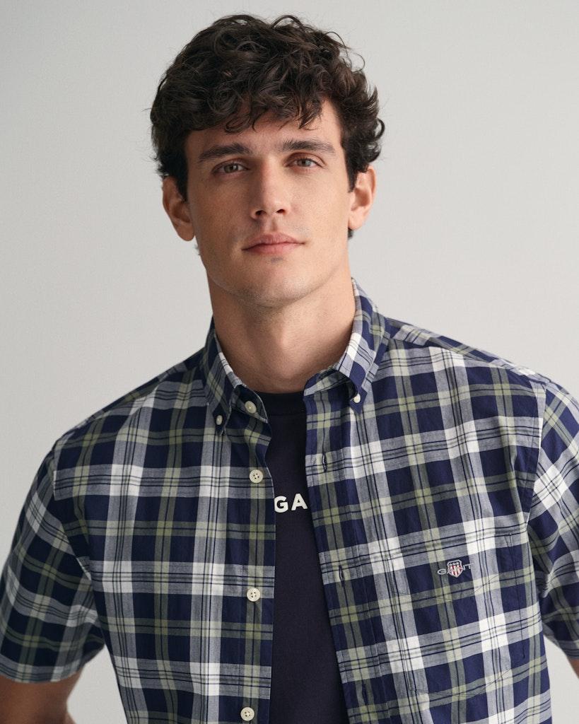 Reg classic Poplin check-Skjorte-Gant-Aandahls