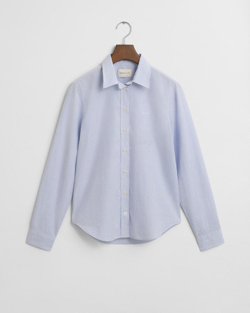 Reg classic poplin striped-Skjorte-Gant-Aandahls