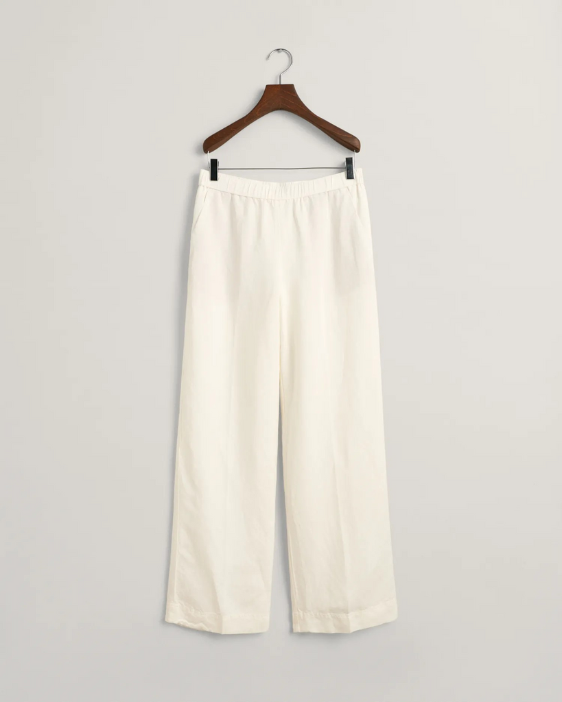 Reg linen pull on pants-Bukse-Gant-Aandahls