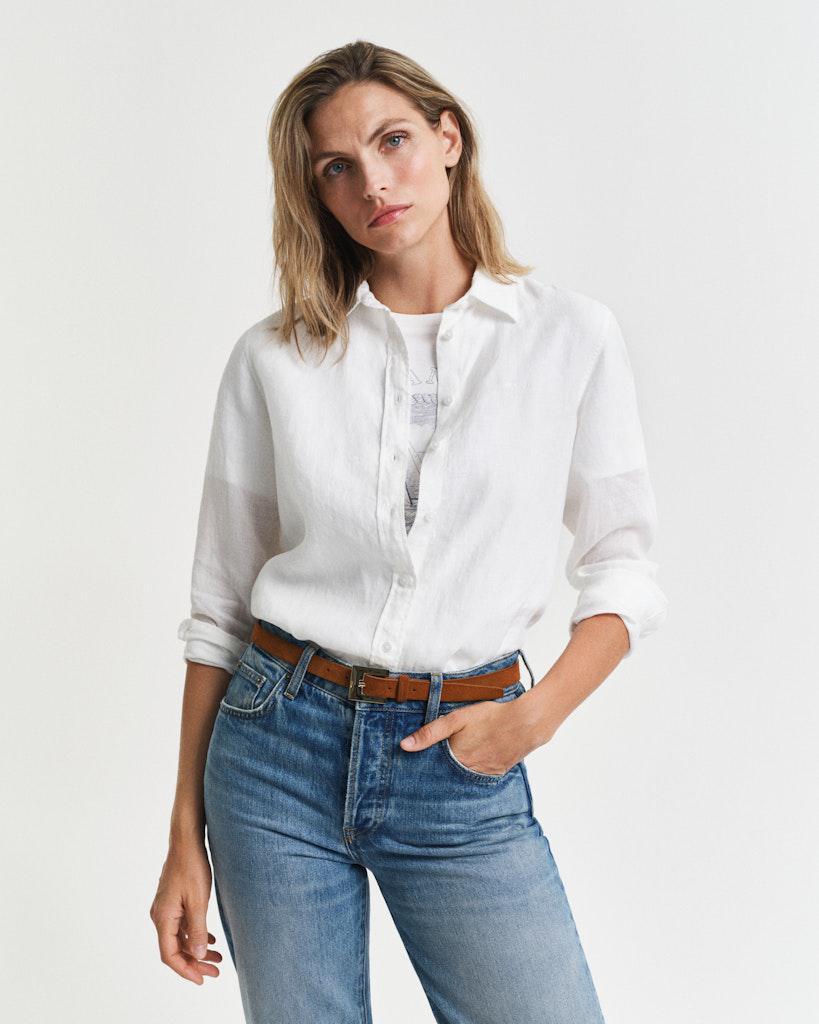 Reg linen shirt-Skjorte-Gant-Aandahls