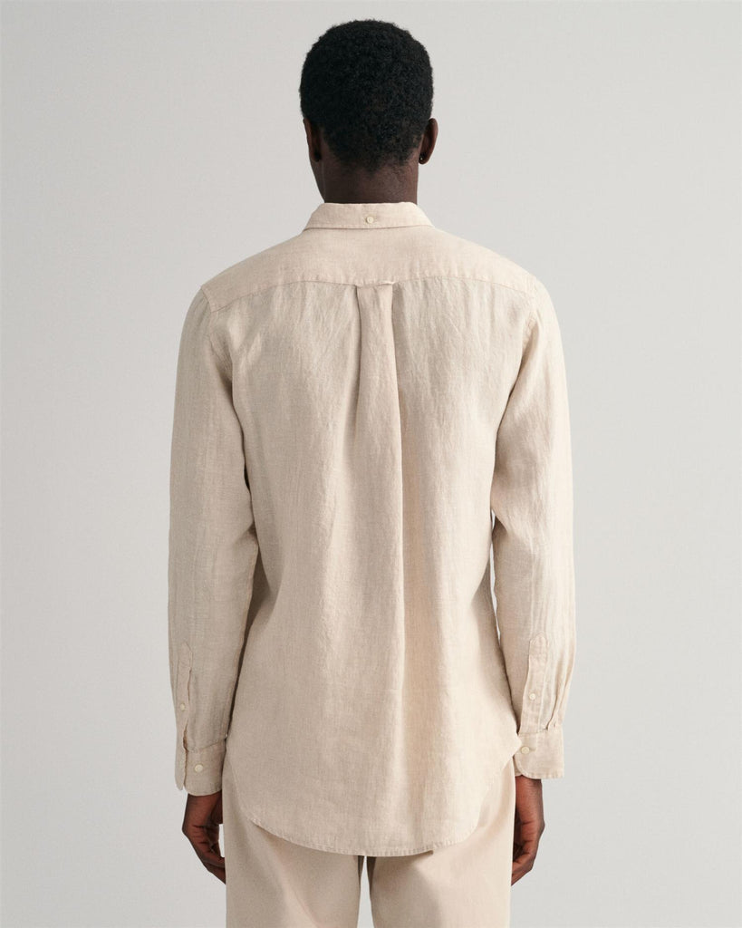 Reg linen shirt-Skjorter-Gant-Aandahls