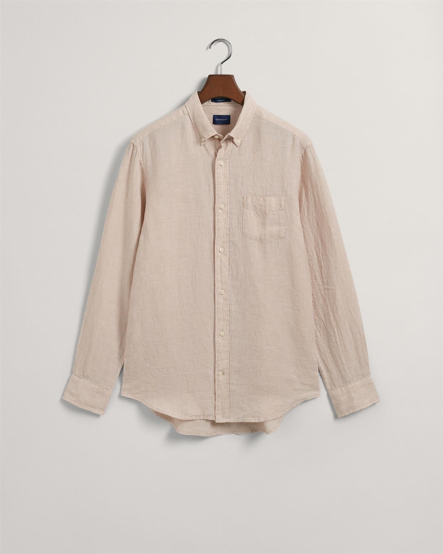 Reg linen shirt-Skjorter-Gant-Aandahls