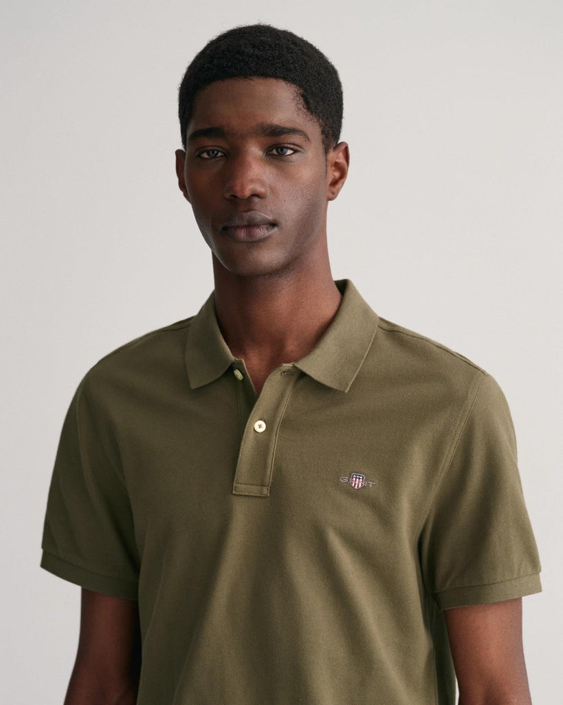 Reg shield ss pique polo-Sweat-Gant-Aandahls