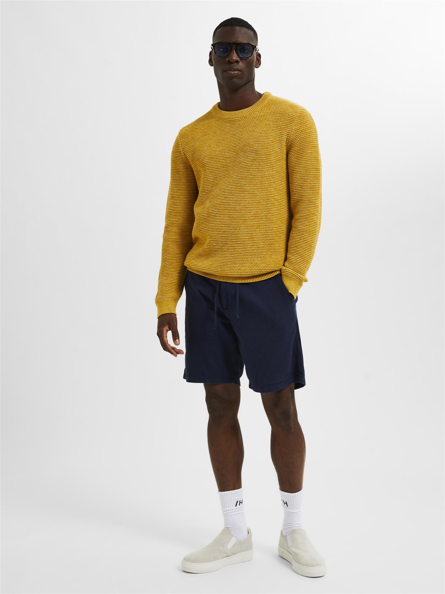 Regular-Brody Linen Shorts Noos-Shorts-Selected Homme-Aandahls