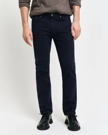 Regular soft twill jeans-Jeans-Gant-Aandahls