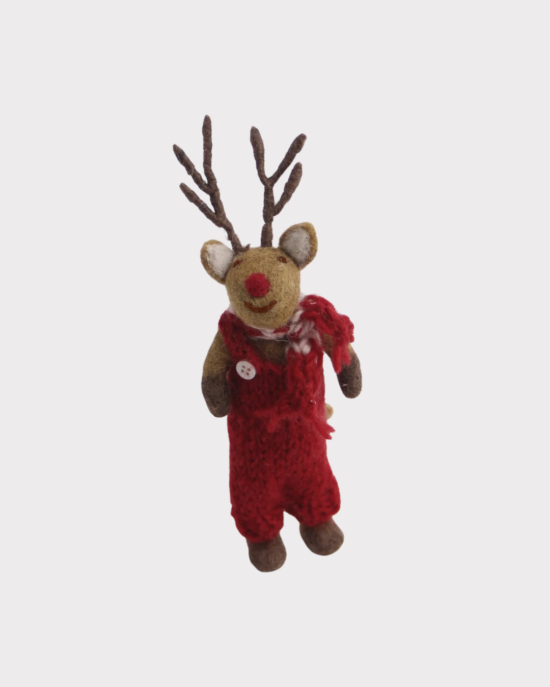 Reinsdyr gutt med strikka bukser og skjerf-0 - Interiør-Gry og Sif-Aandahls