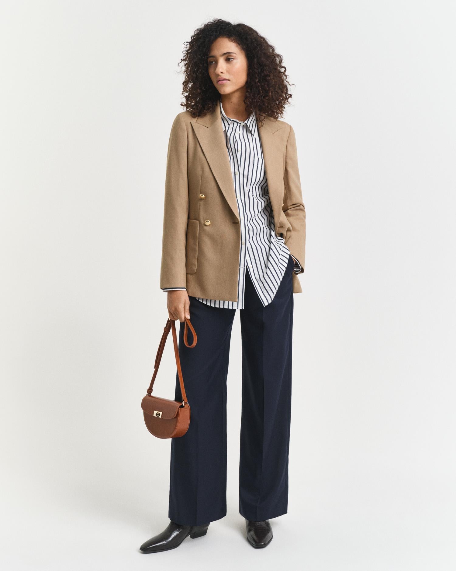 Rel Classic Poplin Striped Shirt-Skjorte-Gant-Aandahls