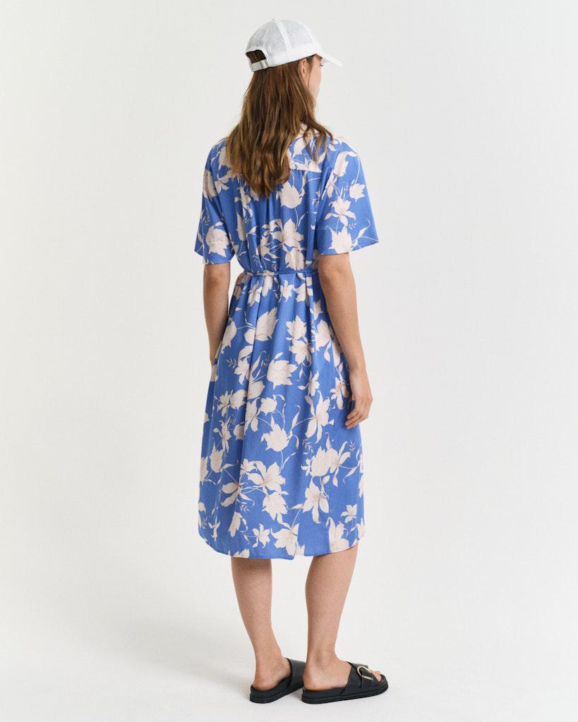 Rel Floral Print SS Dress-Kjole-Gant-Aandahls