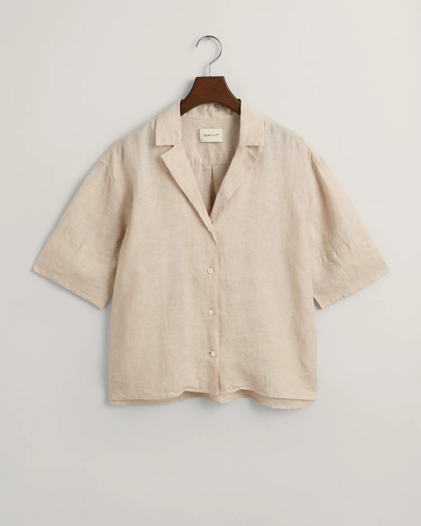 Rel ss linen shirt-Skjorte-Gant-Aandahls