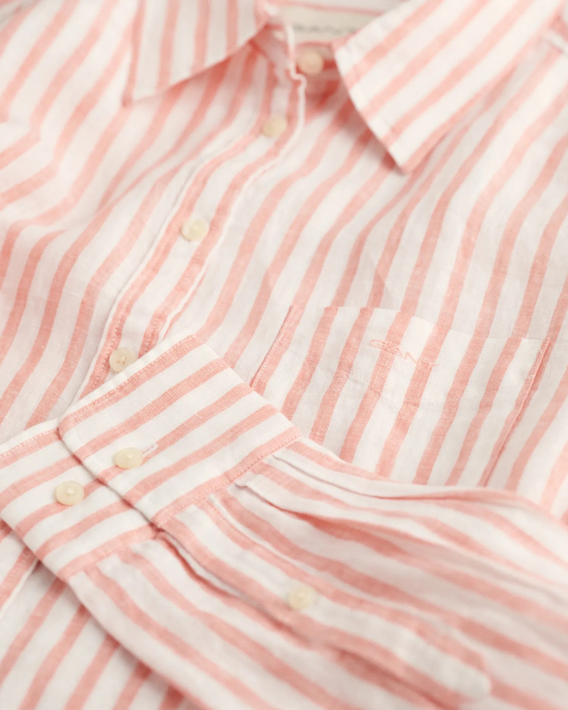 Rel striped linen shirt-Skjorte-Gant-Aandahls