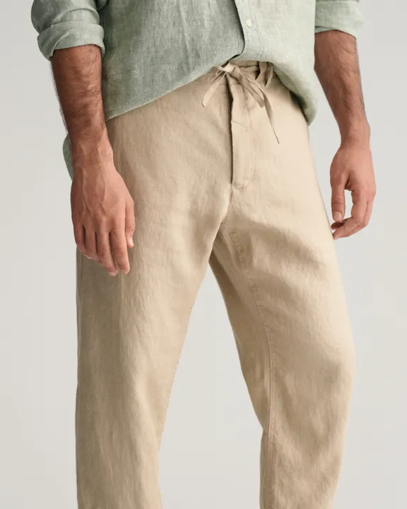 Relaxed Linen DS Pants-Bukser-Gant-Aandahls
