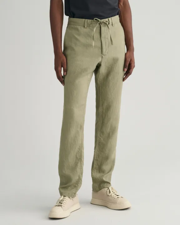 Relaxed Linen DS Pants-Bukser-Gant-Aandahls