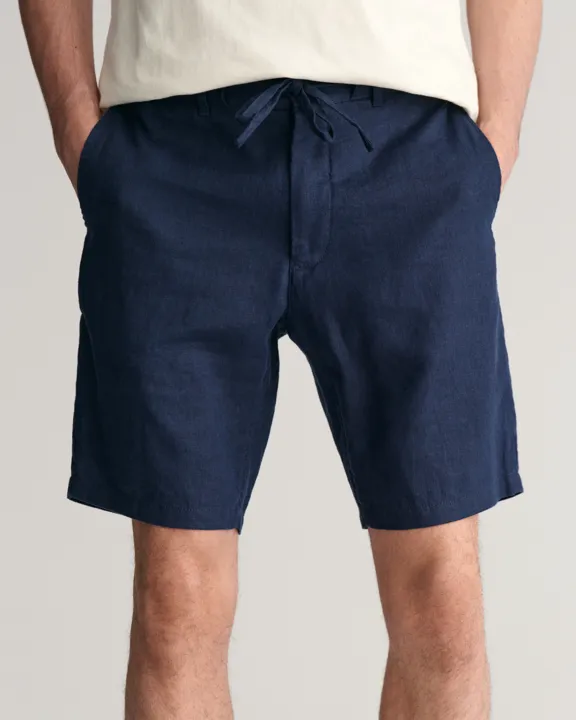 Relaxed Linen Ds Shorts-Shorts-Gant-Aandahls
