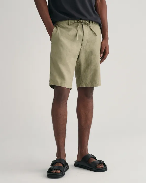 Relaxed Linen shorts-Shorts-Gant-Aandahls