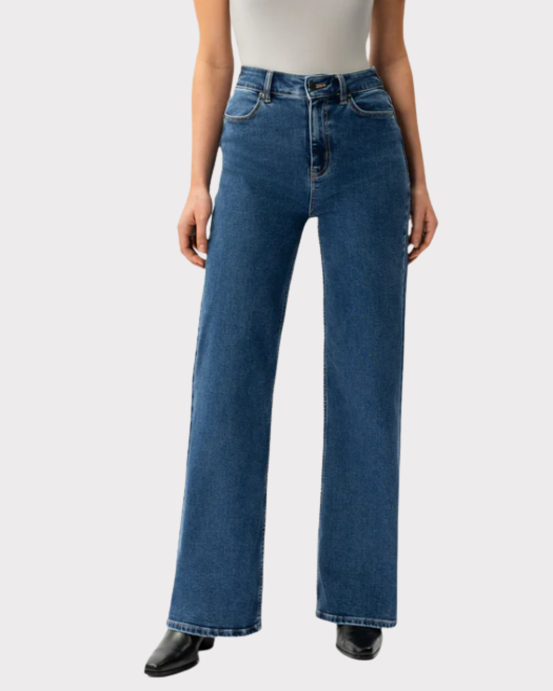 Relaxed comfortDenim Jeans-Jeans-Ninepine-Aandahls