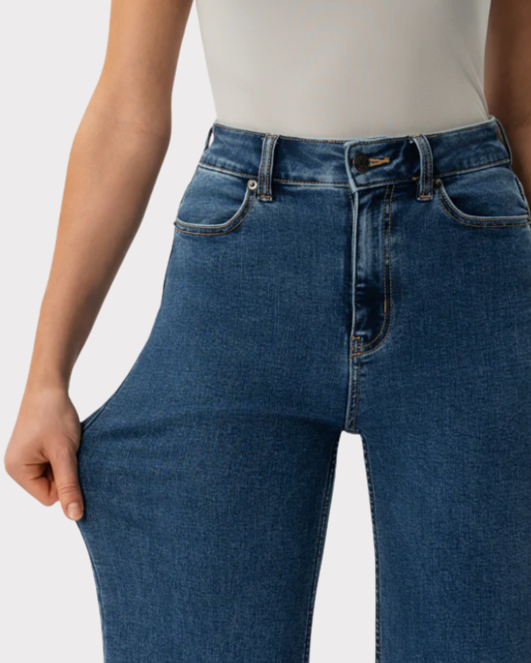 Relaxed comfortDenim Jeans-Jeans-Ninepine-Aandahls