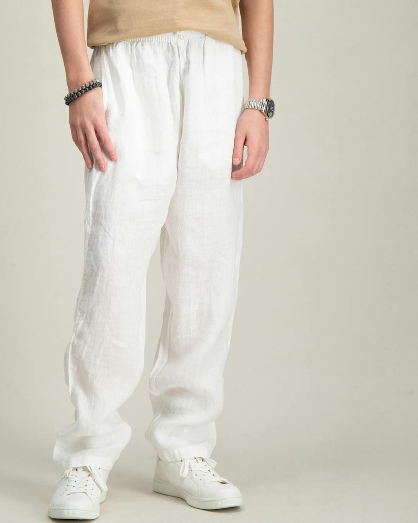 Relaxed linen pants-Bukse-Gant-Aandahls