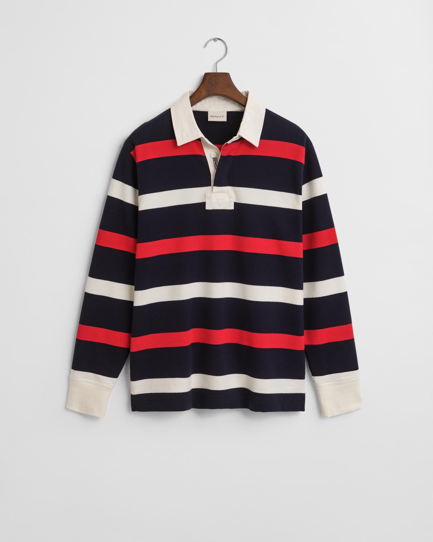 Retro Stripet Heavy Rugger-Genser-Gant-Aandahls
