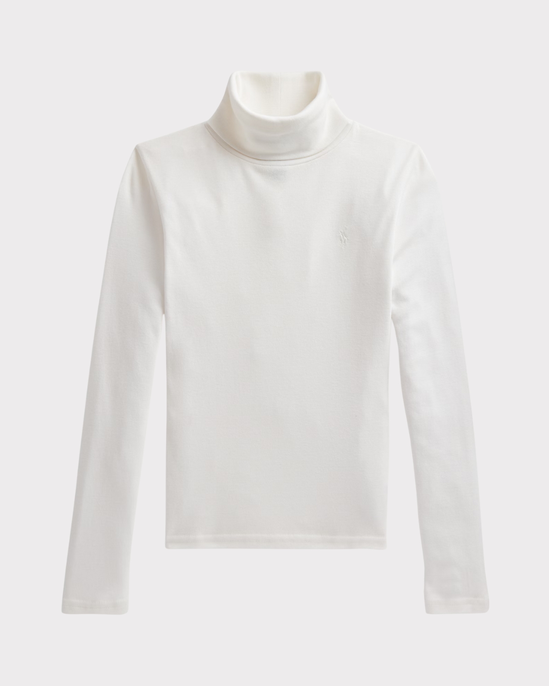 Ribbed cotton-blend turtleneck-Genser-Polo Ralph Lauren-Aandahls