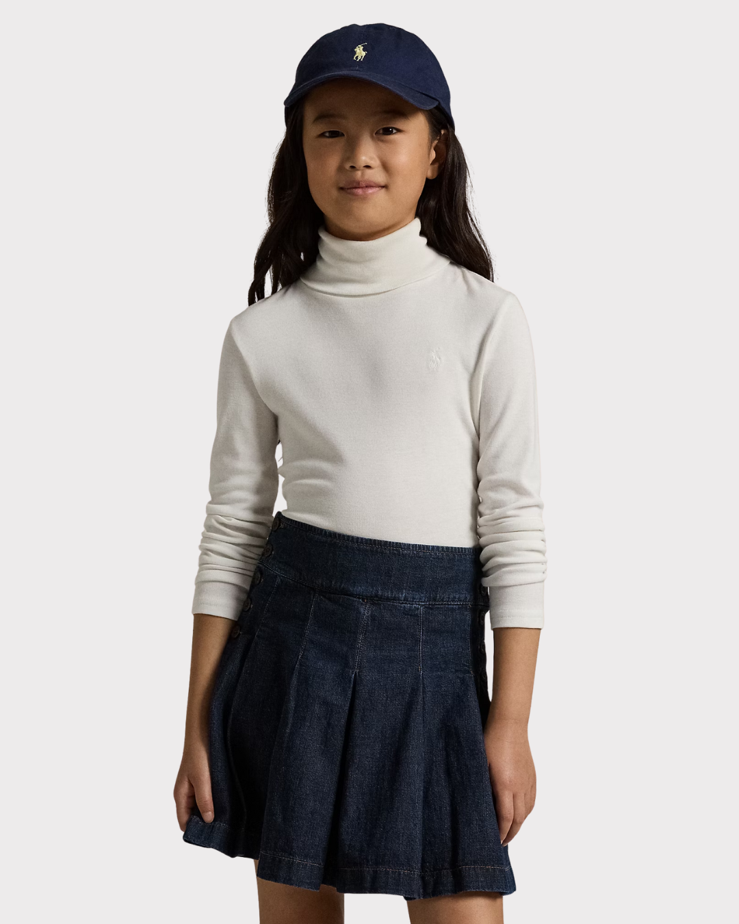 Ribbed cotton-blend turtleneck-Genser-Polo Ralph Lauren-Aandahls