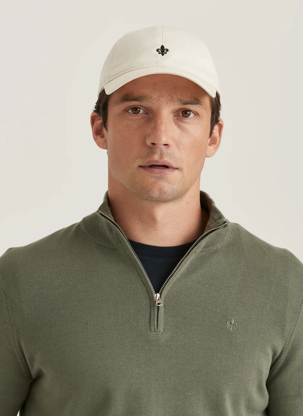 Riley Half Zip-Strikk-Morris-Aandahls