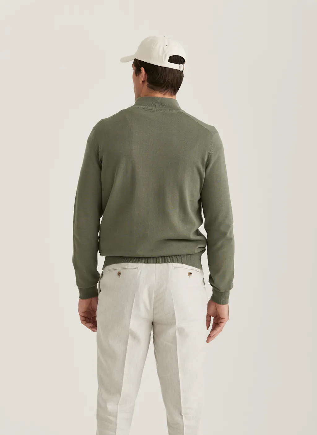 Riley Half Zip-Strikk-Morris-Aandahls