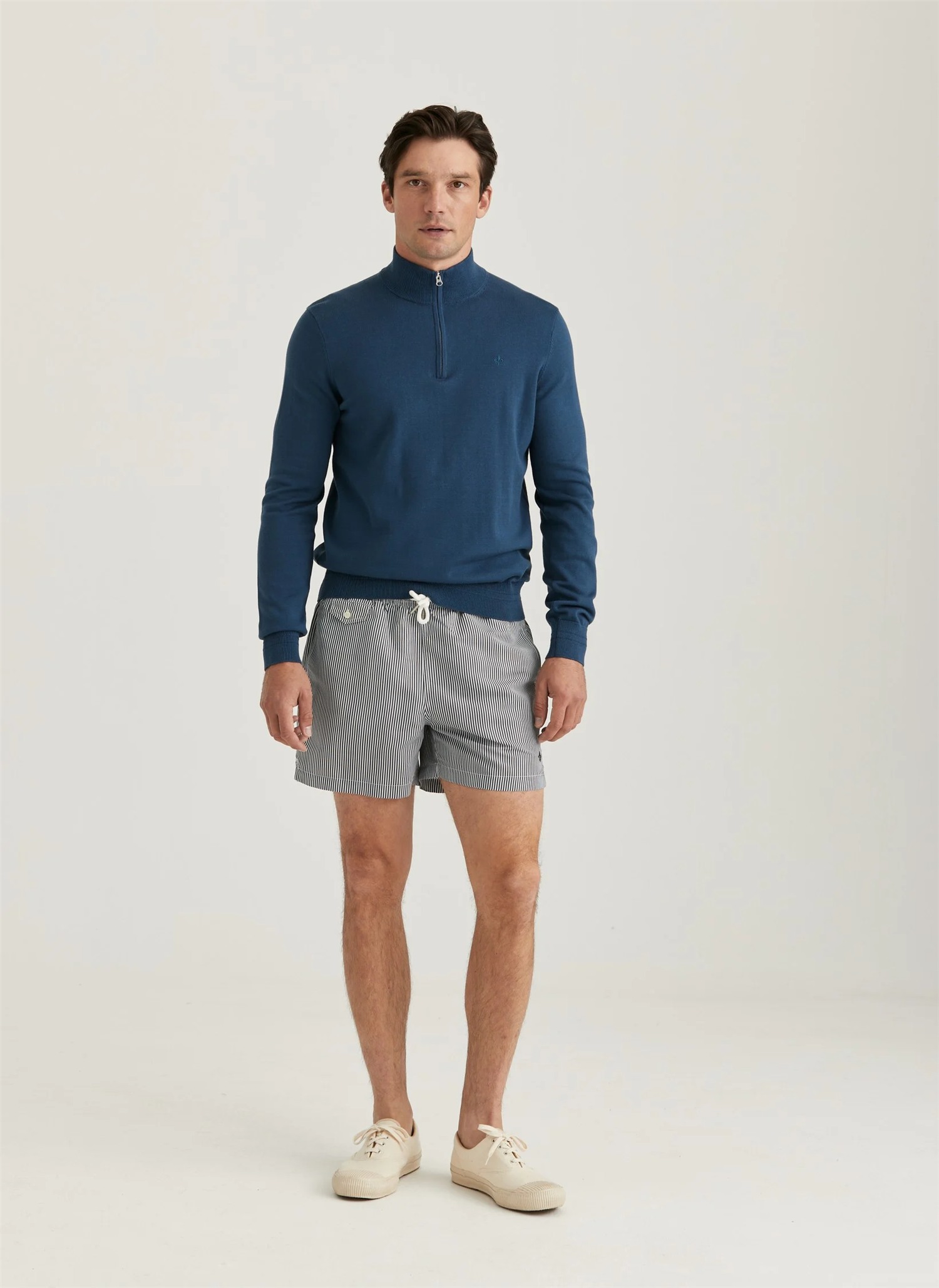 Riley Half Zip-Strikk-Morris-Aandahls