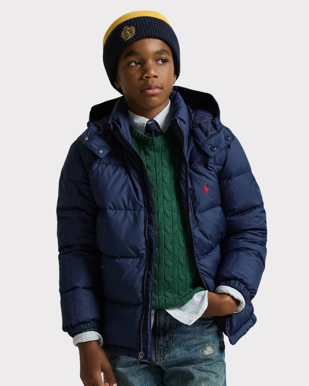 Ripstop down hooded jacket-Yttertøy-Polo Ralph Lauren-Aandahls