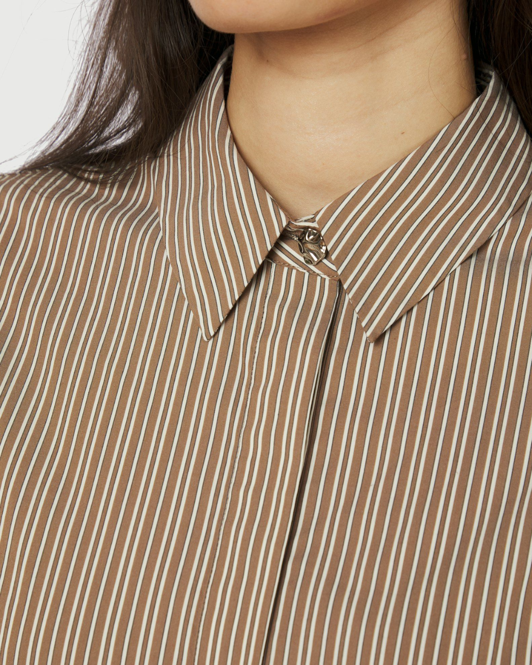 Ritta Stripe Shirt-Skjorte-Neo Noir-Aandahls