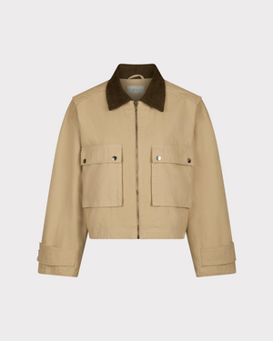 Rivera Canvas Boxy Jacket-Ytterjakker-Neo Noir-Aandahls