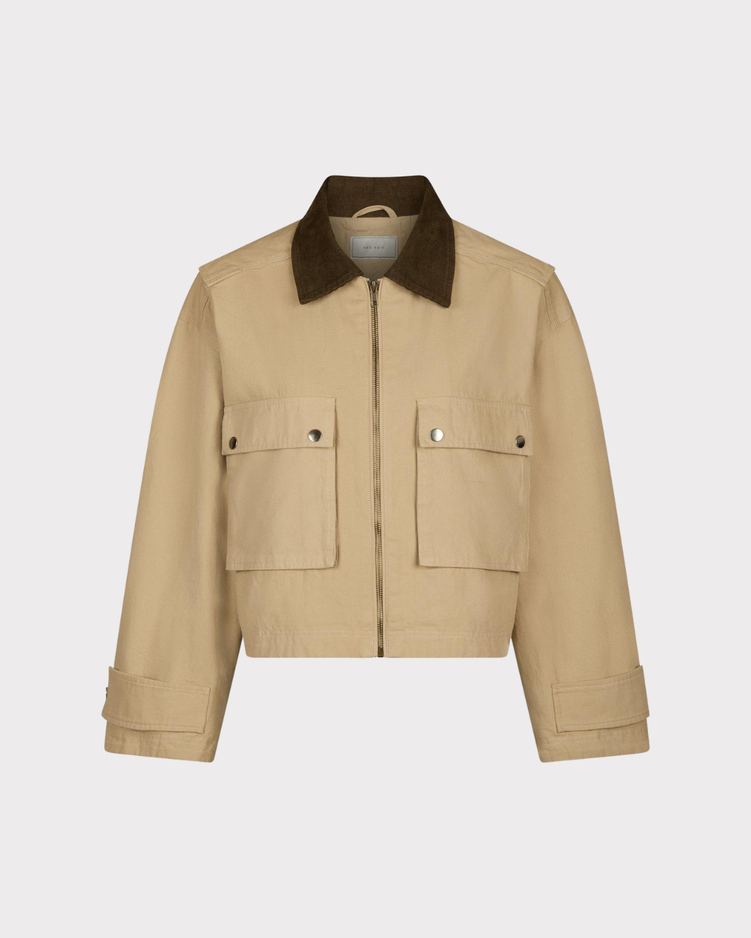 Rivera Canvas Boxy Jacket-Ytterjakker-Neo Noir-Aandahls