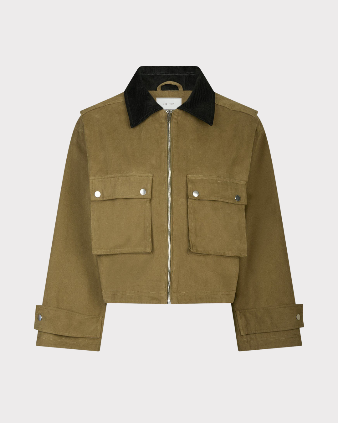 Rivera Canvas Boxy Jacket-Ytterjakker-Neo Noir-Aandahls