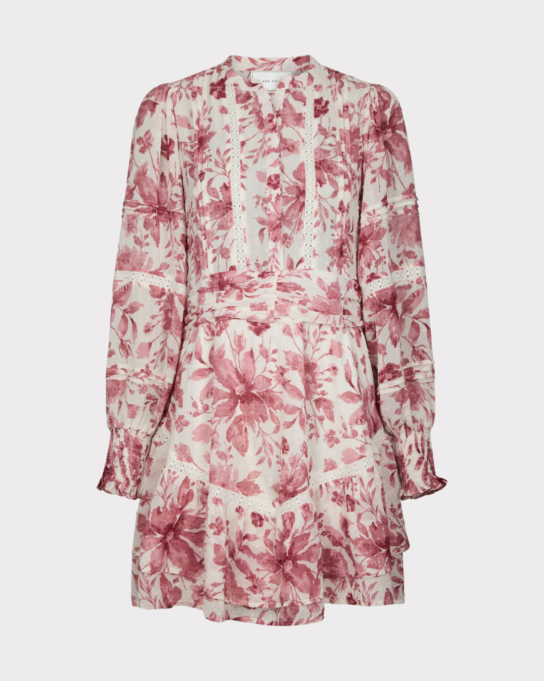 Roberta Flower print d823ress-Kjole-Neo Noir-Aandahls