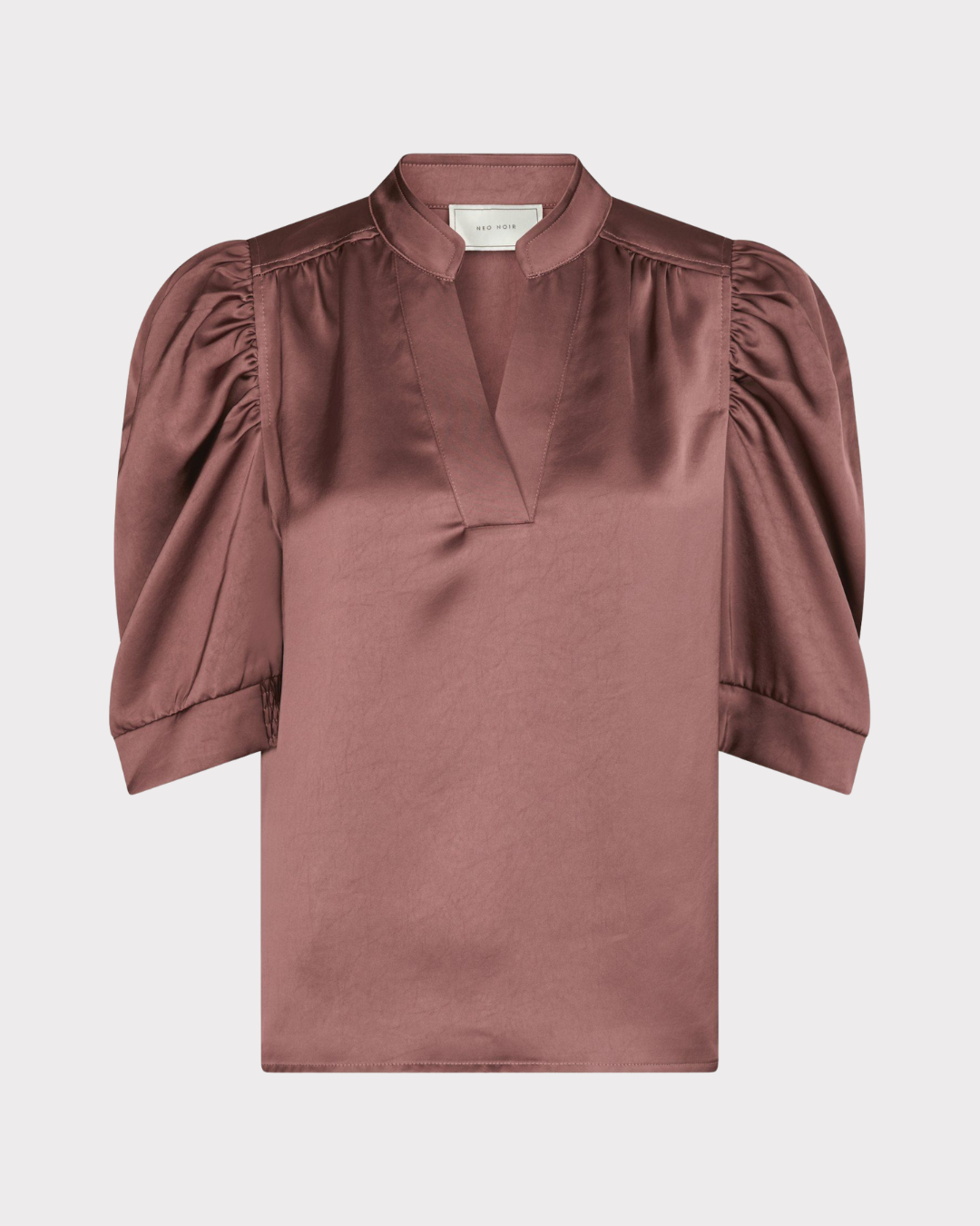 Roella Heavy Sateen Blouse-Overdel-Neo Noir-Aandahls
