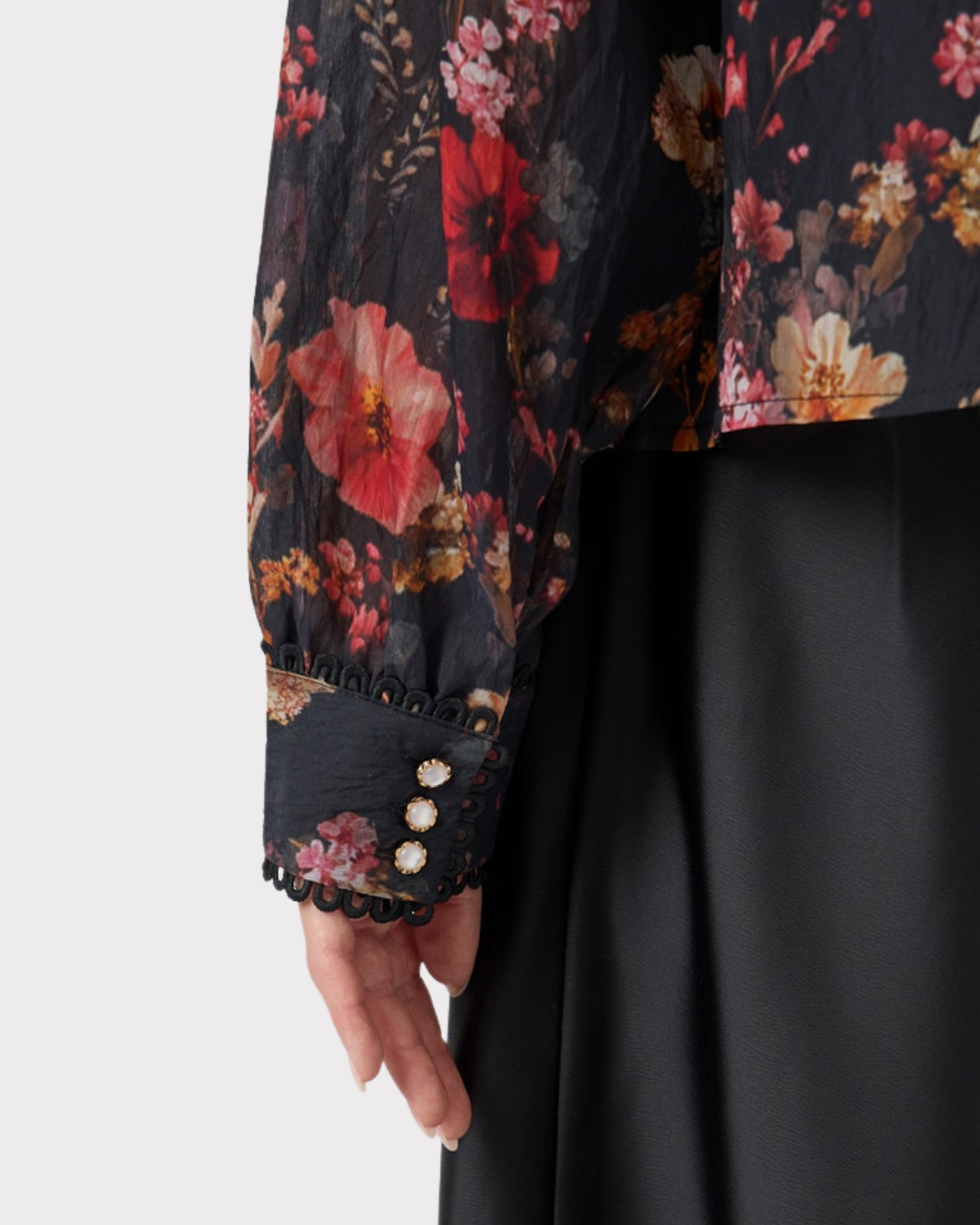 Romantica Ls Shirt - Show-Overdel-YAS-Aandahls