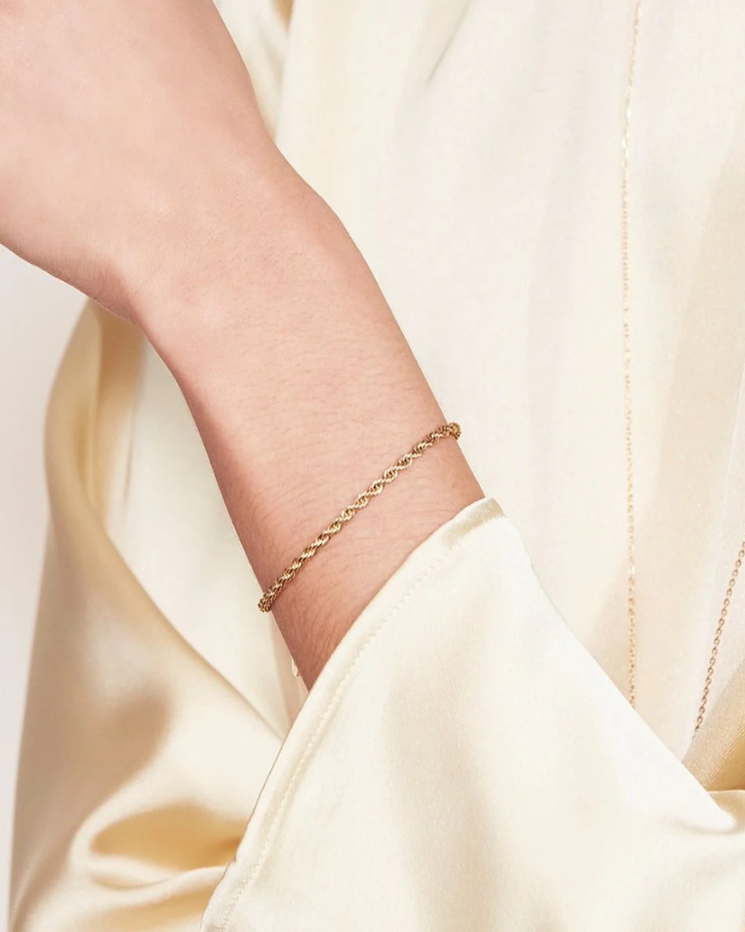 Rope Chain Bracelet Gold-Smykke-Edblad-Aandahls