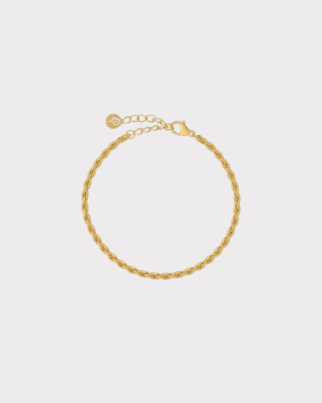 Rope Chain Bracelet Gold-Smykke-Edblad-Aandahls