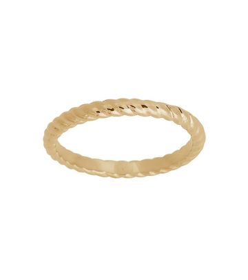 Rope Ring Gold-Accessories-Edblad-Aandahls