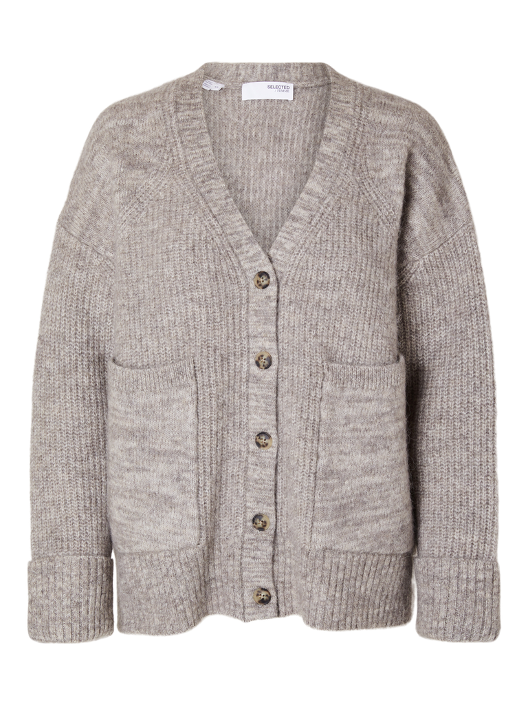 SLFAlva LS KNIT cardigan-Strikk-Selected Femme-Aandahls