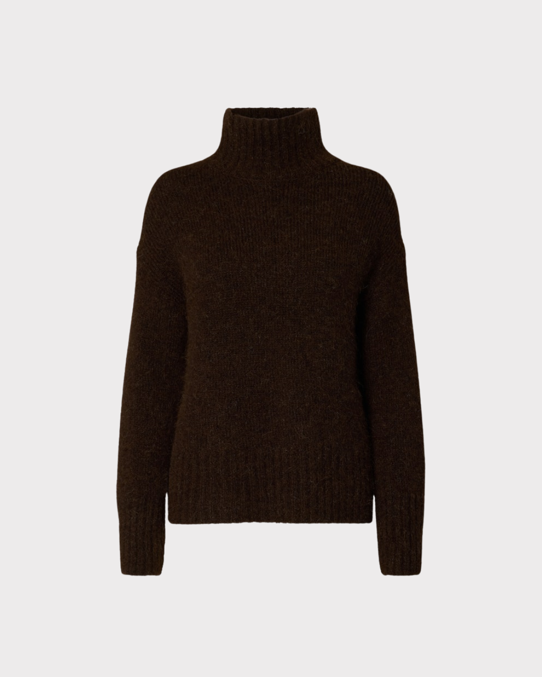 SLFGabriella LS KNIT HIGH NECK NOOS-Strikk-Selected Femme-Aandahls