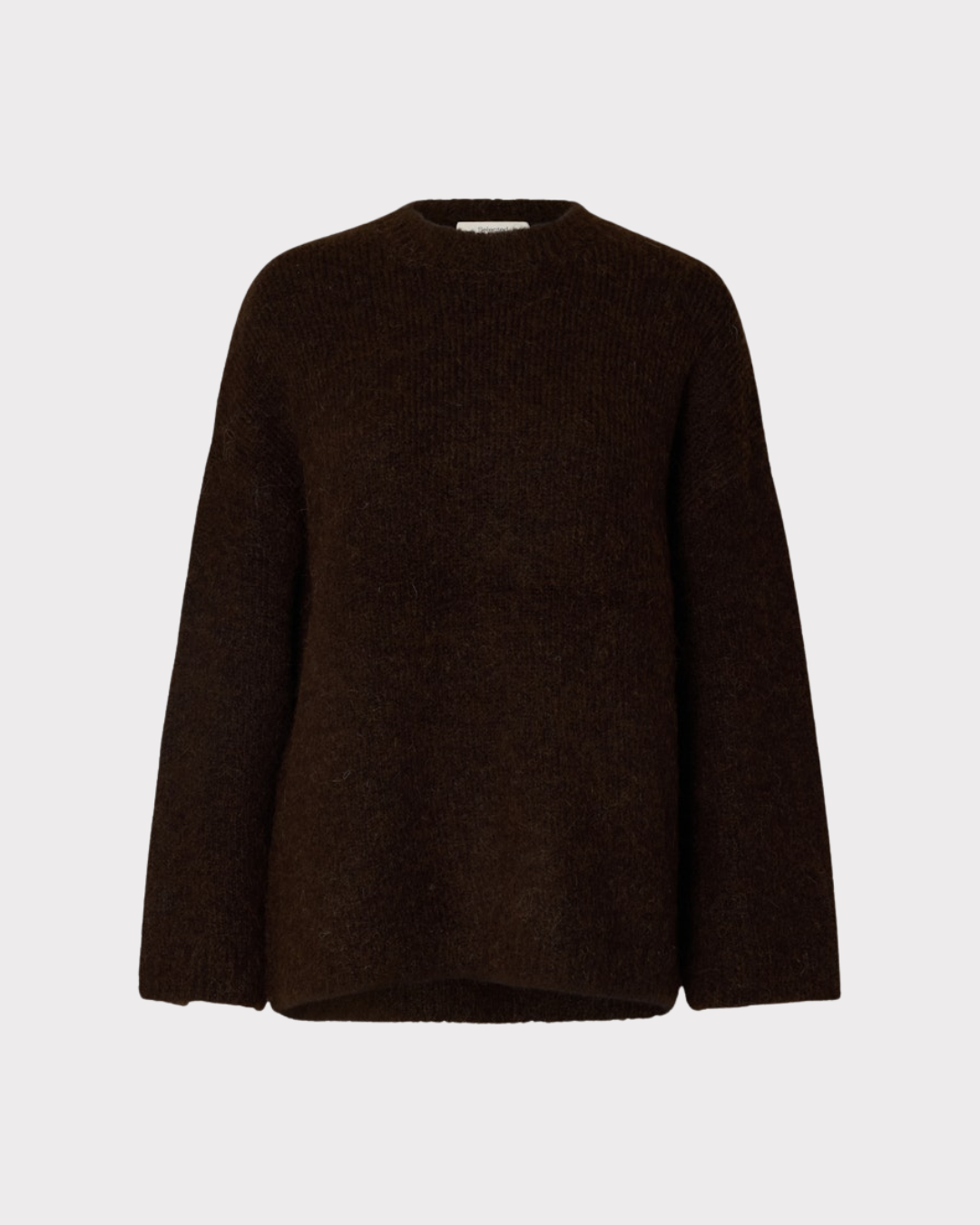 SLFGabriella LS KNIT NEW O-NECK NOOS-Strikk-Selected Femme-Aandahls
