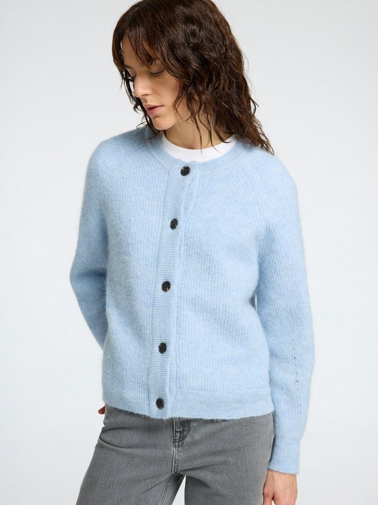 SLFLULU LS KNIT SHORT CARDIGAN NOOS-Cardigan-Selected Femme-Aandahls